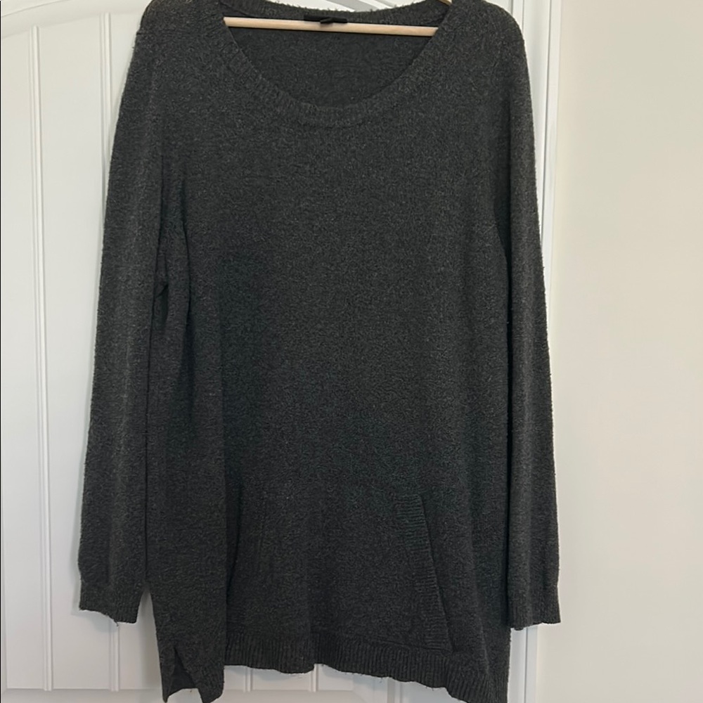 Lane Bryant Charcoal Knit Top